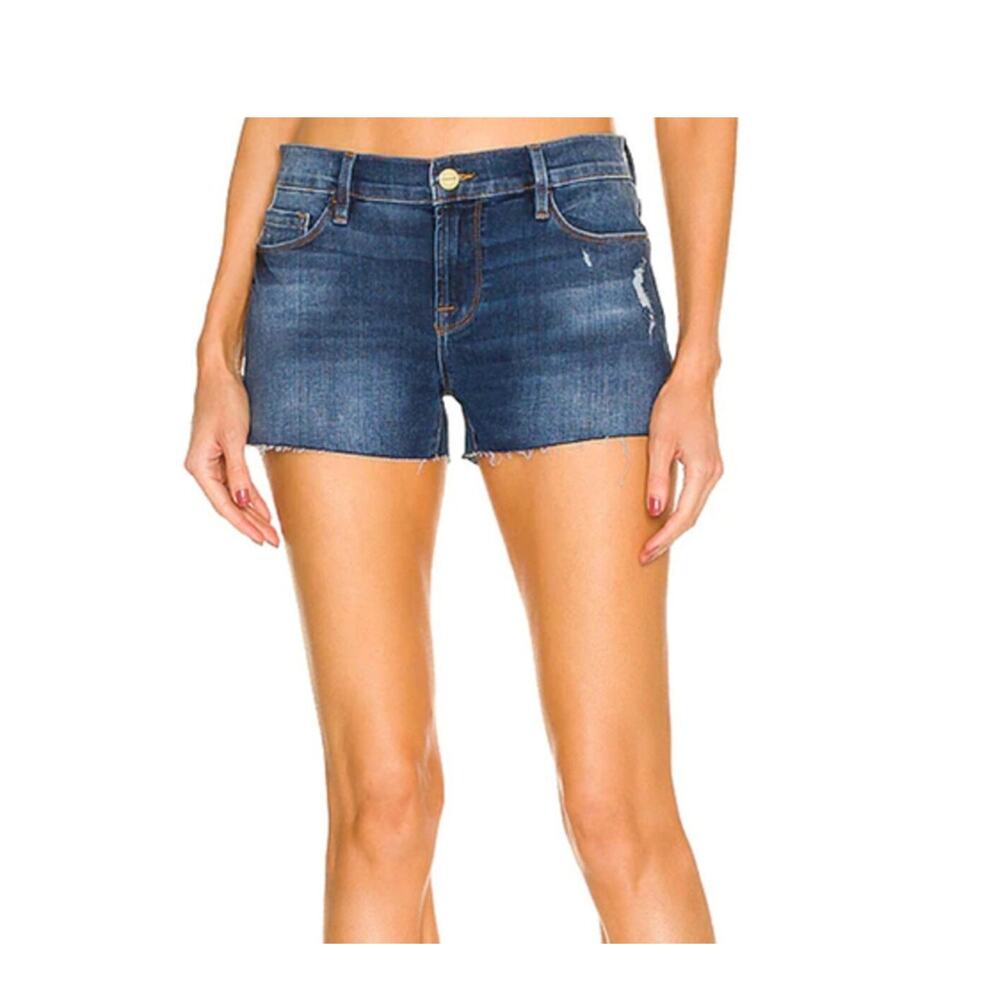 Frame Denim shorts blue Le Cut off